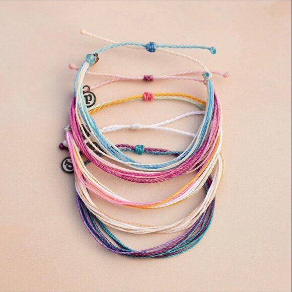 Spring Daze Friendship Bracelet Pack - 5 Cotton Waterproof Stackable Bracelets f - Picture 3 of 6